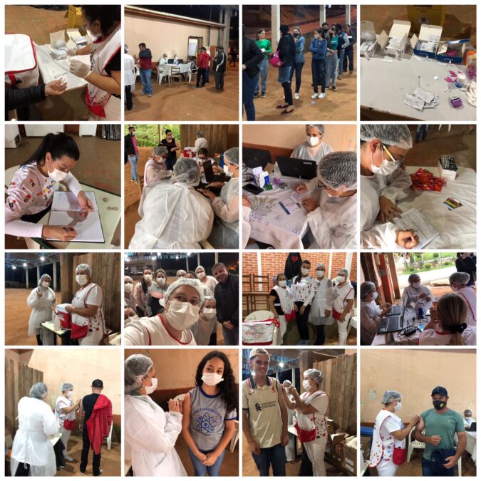 Equipe Saúde da FAMILIA DE Ribeirão Grande estiveram hoje no Bairro Ferreira dos Matos realizando Campanha Fique Sabendo e VACINAÇAO contra Covid-19.Mais de 80 doses de vacina e testes rápidos